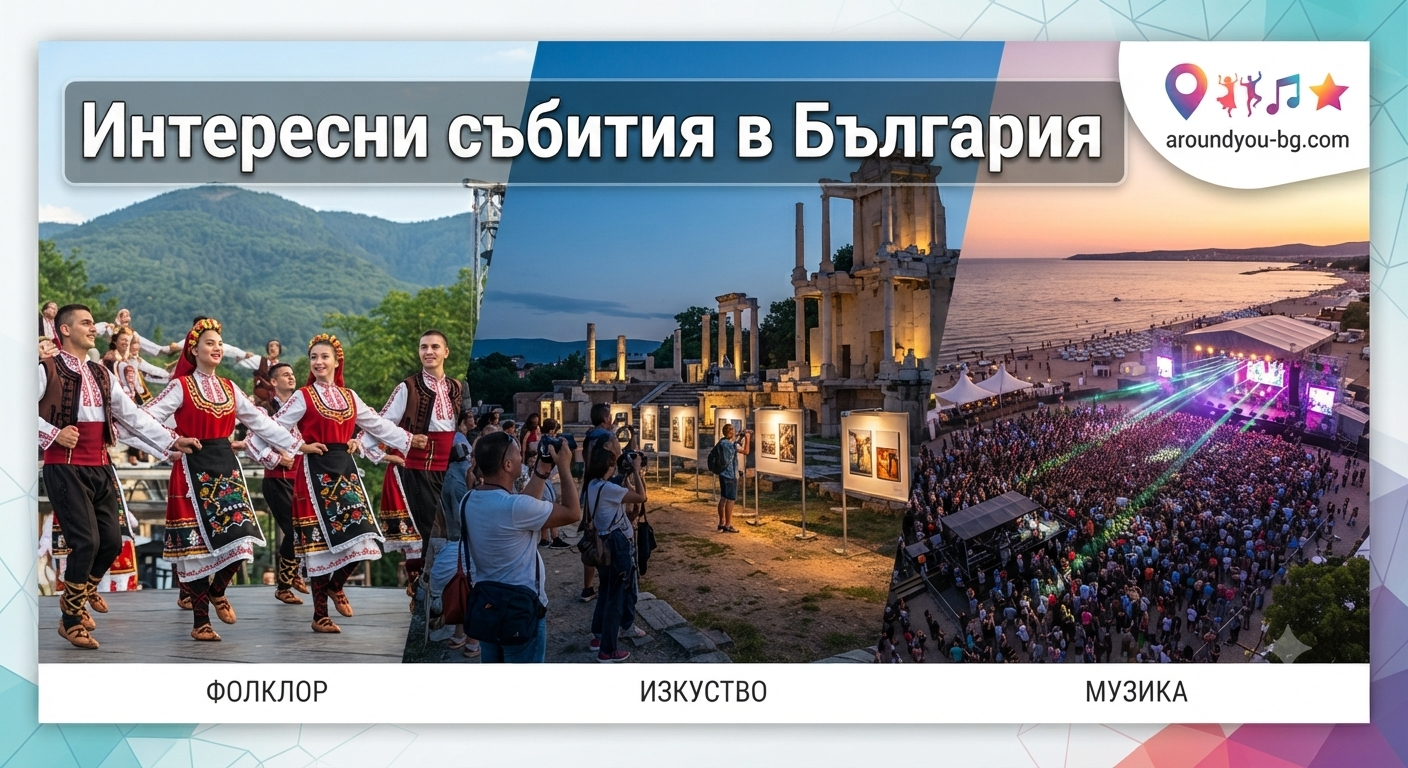 Интересни събития в България с AroundYou-BG