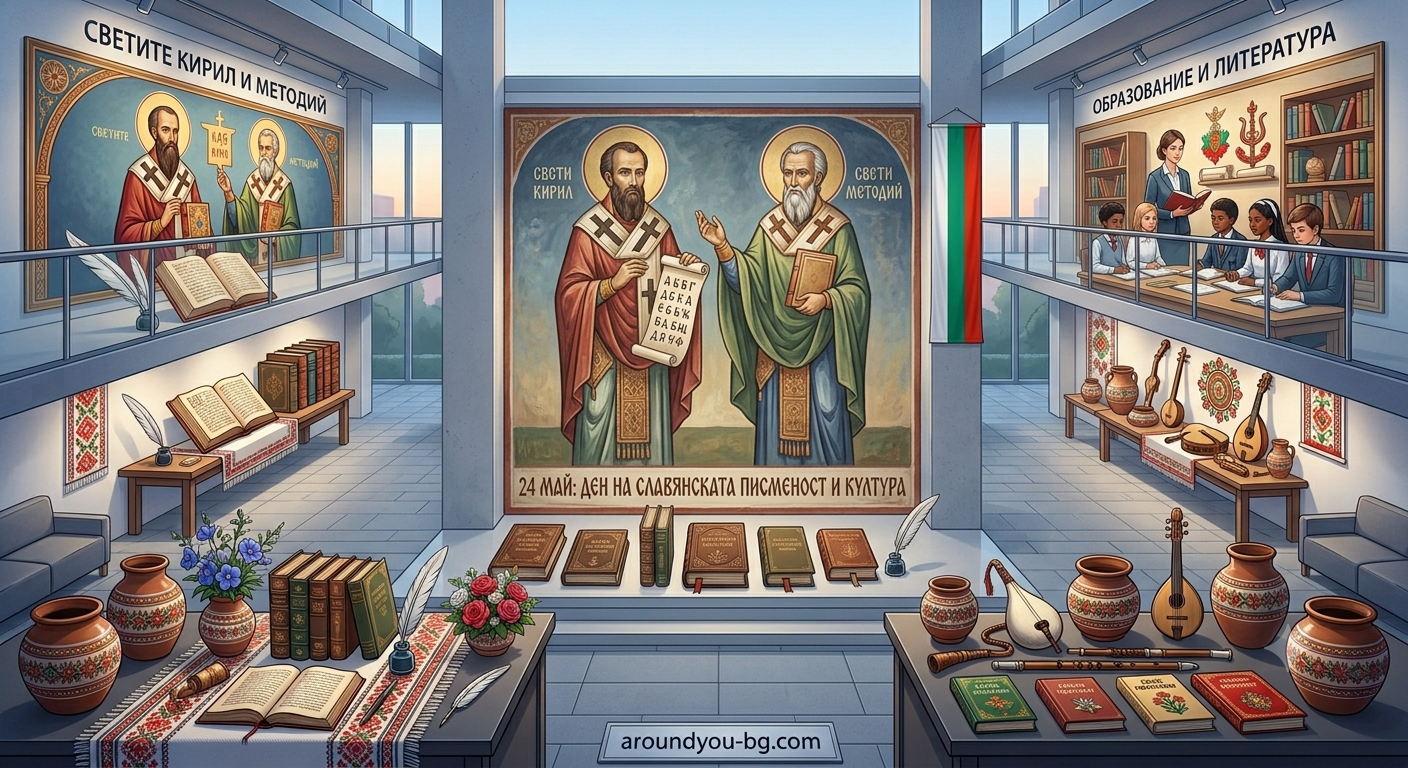 Събития за 24 Май - деня на славянската писменост в AroundYou-BG