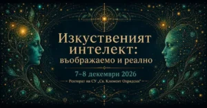 XIV Национална конференция по биоетика и биоправо „Изкуствен интелект: въображаемо и реално“ в Ректората на Софийския университет.