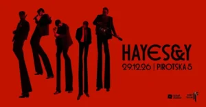 Hayes & Y – българо-финландската инди рок група на концерт в Pirotska 5 Event Center в София на 29 декември 2026 г.